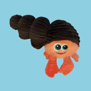 Kong CuteSeas Rufflez Kreeft | Pluche Hondenspeelgoed - Oranje